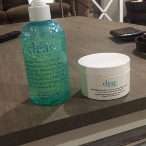 Philosophy clear days ahead cleanser and pads